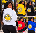 Original WizKid Computers logo hoodie back, modeled in five colors