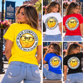 Original WizKid logo on back of five T-shirt colors, yellow featured